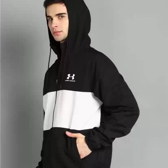 Under Armour Men’s Colorblock Windbreaker Sport Jacket Size Medium - Picture 12 of 13